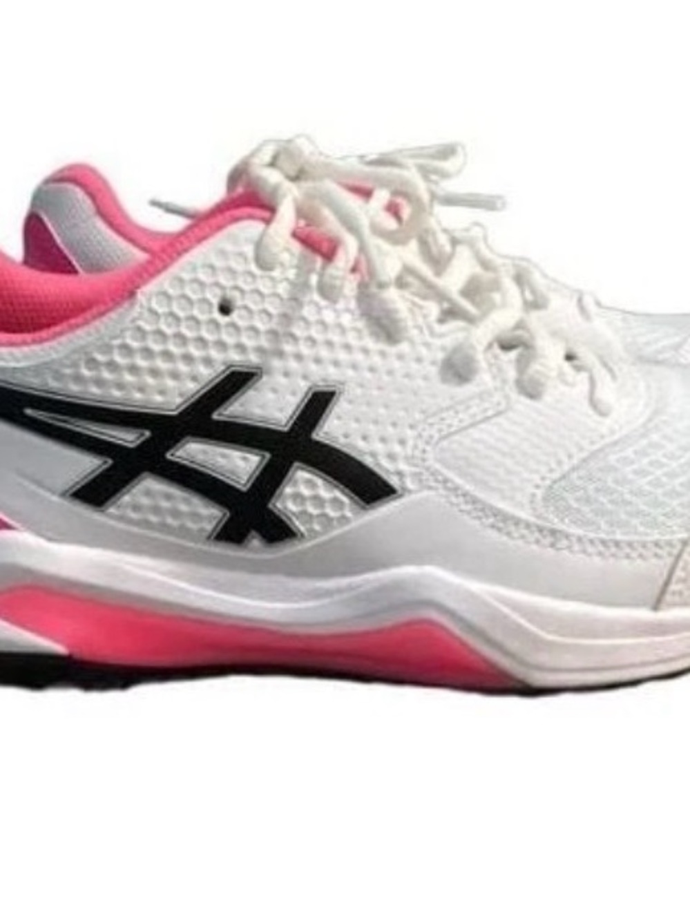 NEW - never worn -Asics White Black & Pink Women's Athletic Tennis Shoe